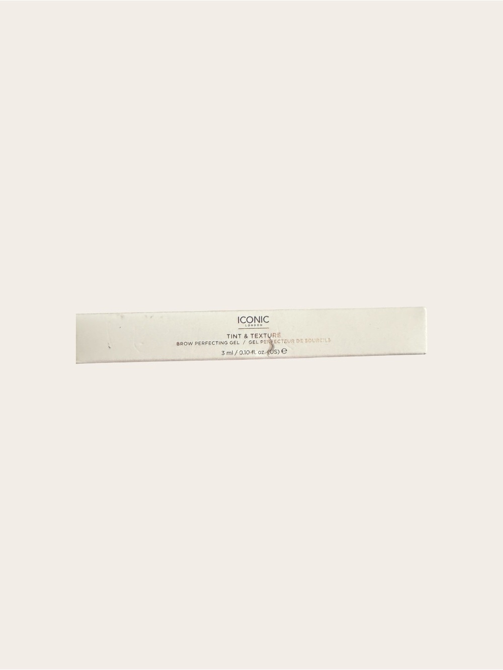 ICONIC London Tint & Texture Brow Gel Ash Blonde 0.10 oz BOX DAMAGE